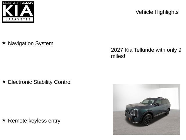 2027 Kia Telluride X-Pro SX-Prestige
