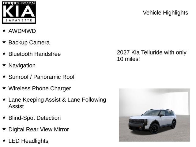 2027 Kia Telluride X-Pro SX-Prestige