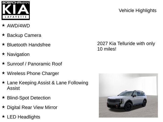 2027 Kia Telluride X-Pro SX-Prestige