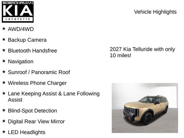 2027 Kia Telluride X-Pro SX-Prestige