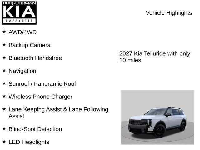 2027 Kia Telluride Hybrid X-Line SX Prestige