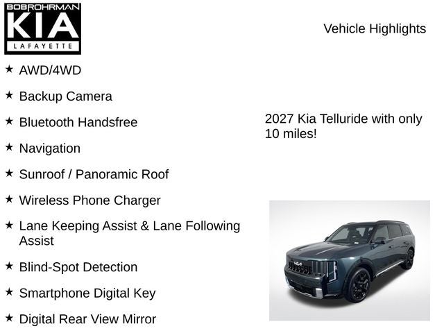 2027 Kia Telluride Hybrid SX Prestige