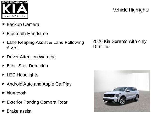 2026 Kia Sorento LX
