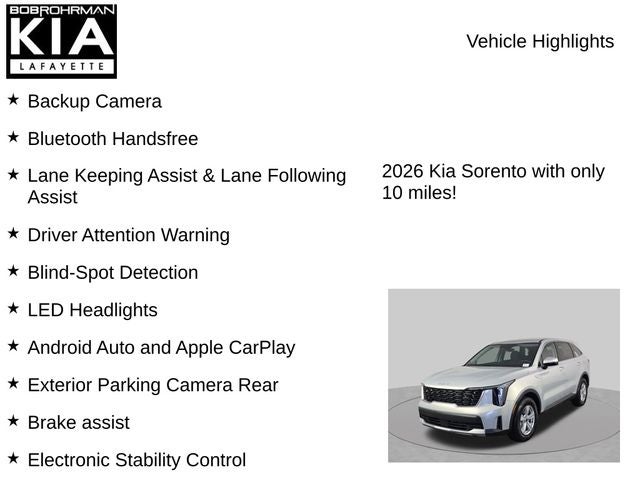 2026 Kia Sorento LX