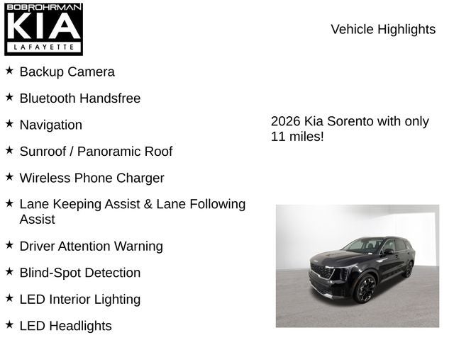 2026 Kia Sorento EX
