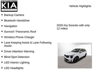 2026 Kia Sorento EX