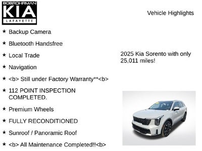 2025 Kia Sorento EX