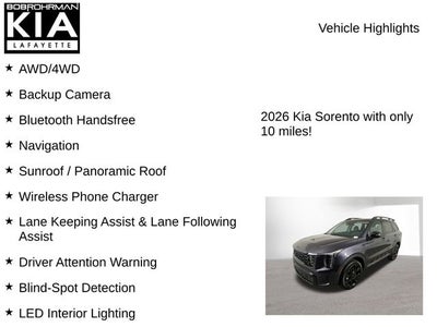 2026 Kia Sorento EX