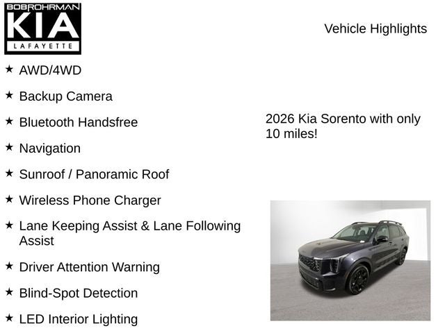2026 Kia Sorento EX