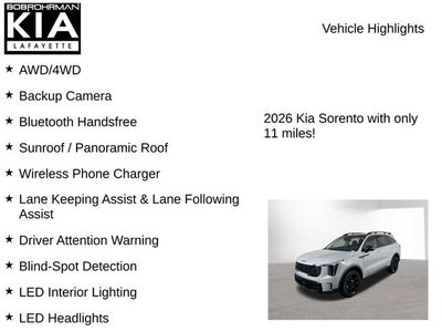 2026 Kia Sorento X-Line EX