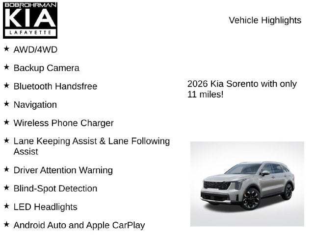 2026 Kia Sorento EX