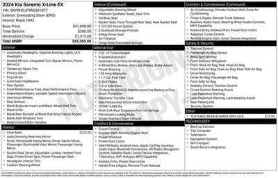 2024 Kia Sorento X-Line EX