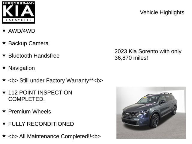 2023 Kia Sorento X-Line EX