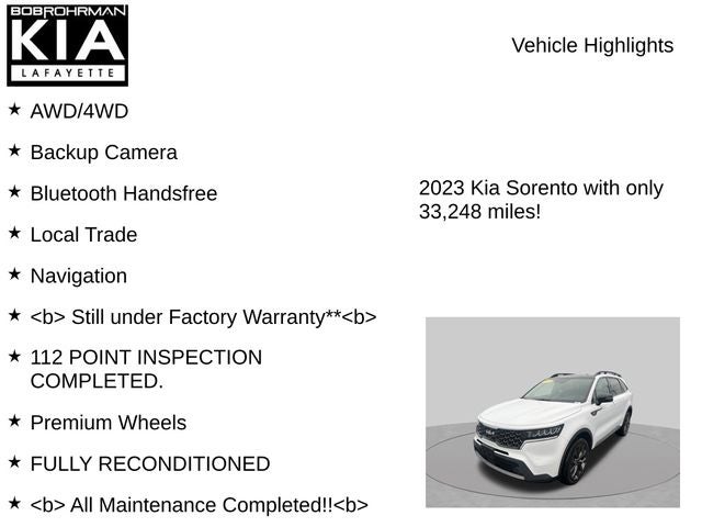 2023 Kia Sorento X-Line EX