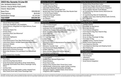 2023 Kia Sorento X-Line EX