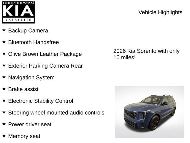 2026 Kia Sorento X-Pro SX Prestige