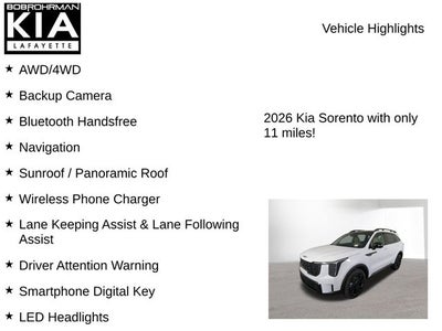 2026 Kia Sorento SX-Prestige X-Line
