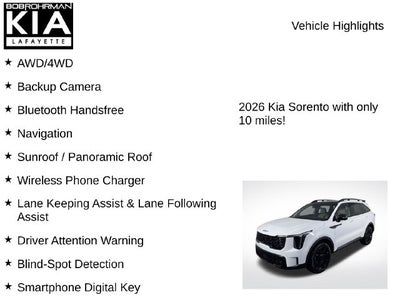 2026 Kia Sorento X-Line SX Prestige