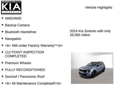 2024 Kia Sorento X-Line SX