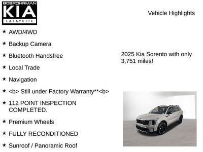 2025 Kia Sorento X-Line SX