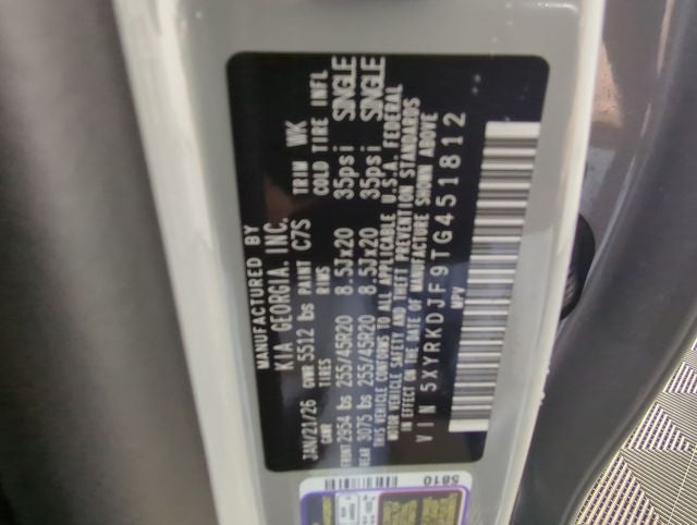 2026 Kia Sorento X-Line SX