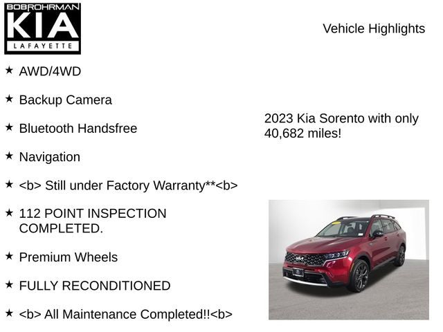 2023 Kia Sorento X-Line SX Prestige
