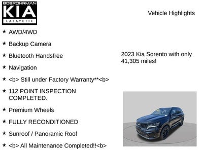2023 Kia Sorento SX
