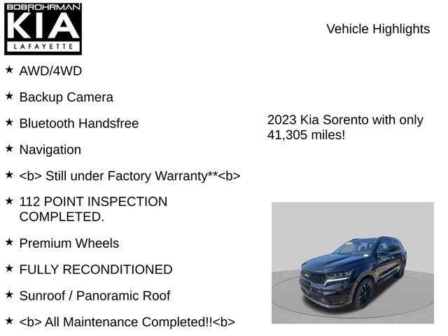 2023 Kia Sorento SX