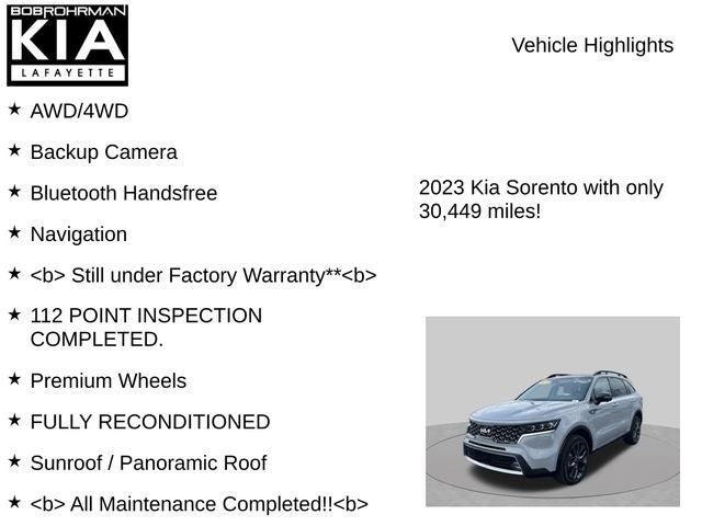 2023 Kia Sorento X-Line SX Prestige