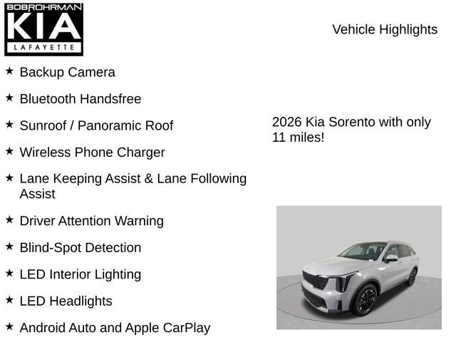 2026 Kia Sorento S