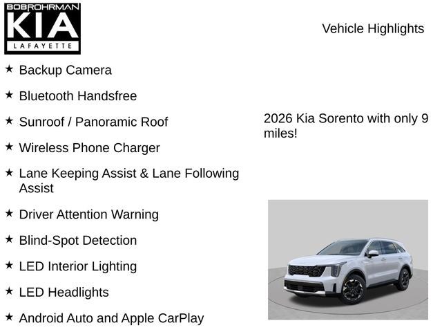 2026 Kia Sorento S