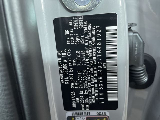 2026 Kia Sorento S