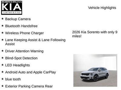 2026 Kia Sorento S