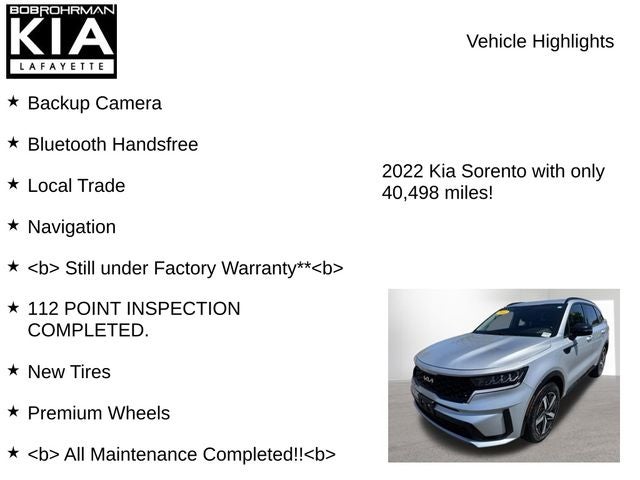2022 Kia Sorento S