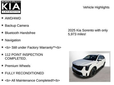 2025 Kia Sorento S