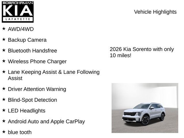 2026 Kia Sorento S