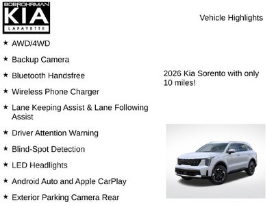 2026 Kia Sorento S