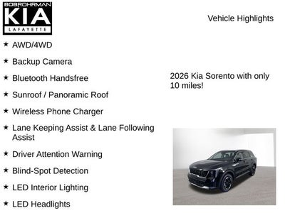 2026 Kia Sorento S