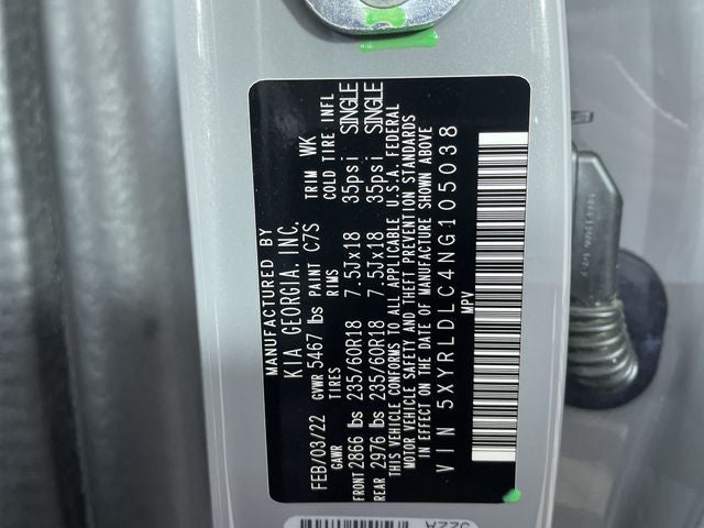 2022 Kia Sorento S