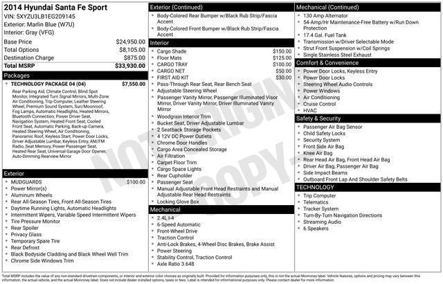 2014 Hyundai Santa Fe Sport Base