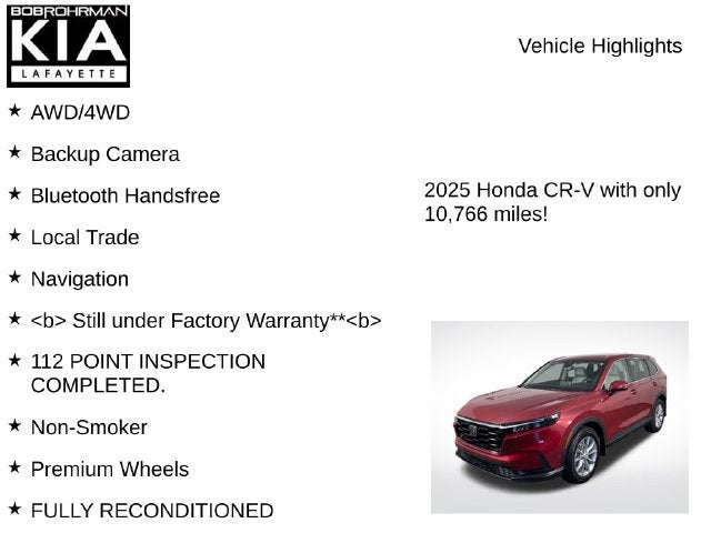 2025 Honda CR-V EX