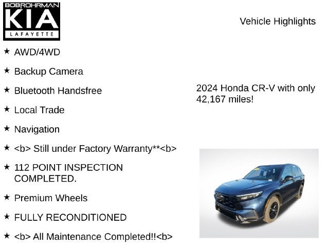 2024 Honda CR-V Hybrid Sport-L