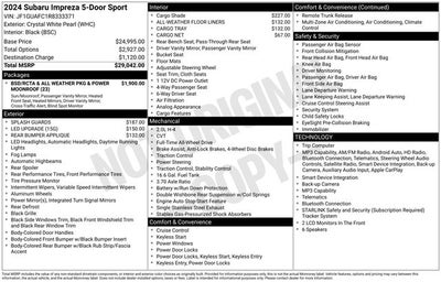 2024 Subaru Impreza Sport