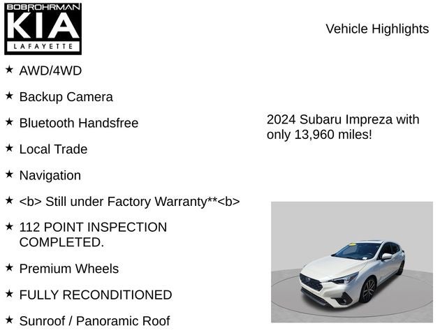 2024 Subaru Impreza Sport