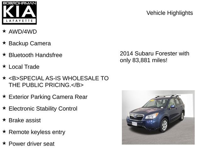 2014 Subaru Forester 2.5i Premium