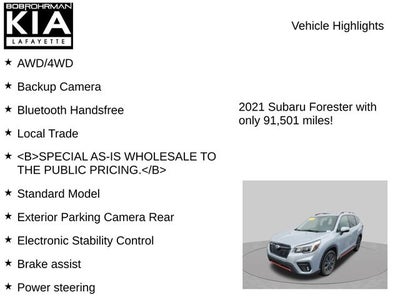 2021 Subaru Forester Sport