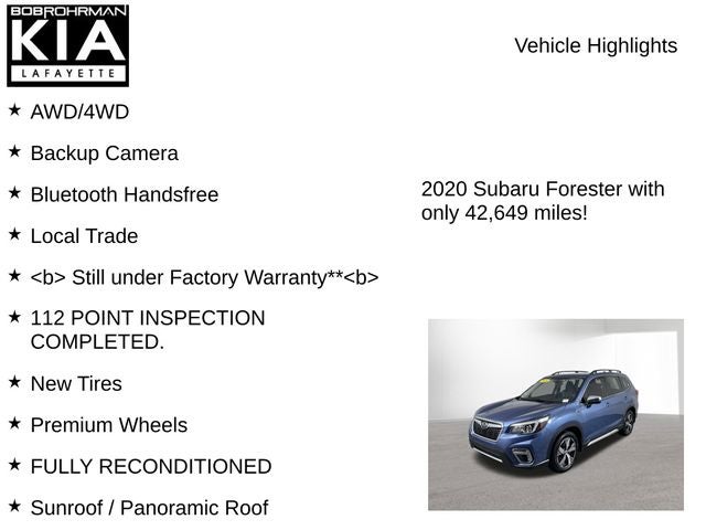 2020 Subaru Forester Touring