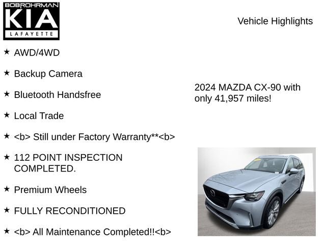 2024 Mazda Mazda CX-90 3.3 Turbo Premium