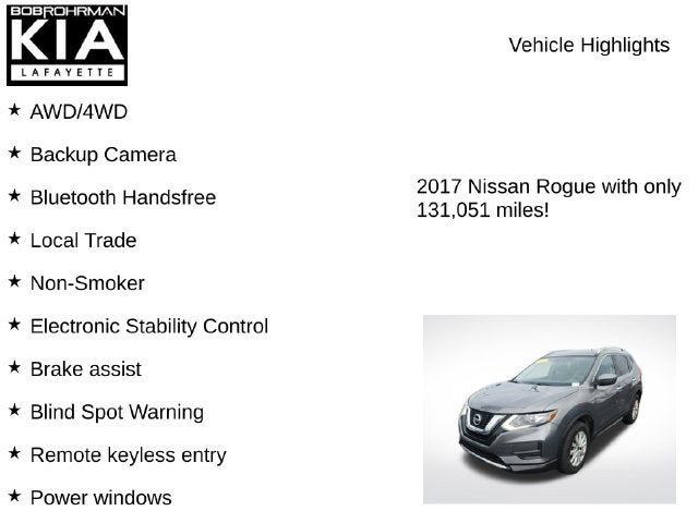 2017 Nissan Rogue SV