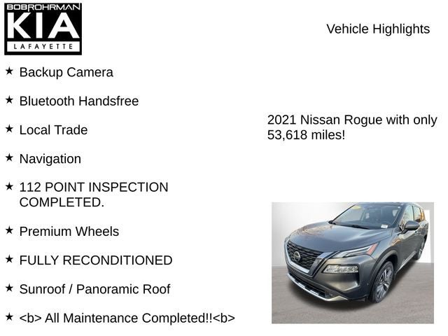 2021 Nissan Rogue Platinum